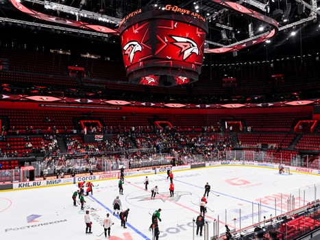 Открытая тренировка «Авангарда» перед вторым раундом плей-офф