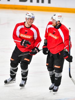 Тренировка "Авангарда" перед отправлением на выезд