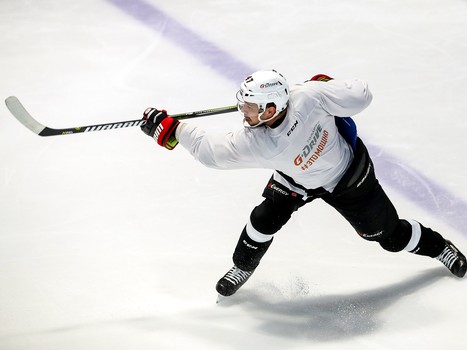 Раскатка «Авангарда» в Астане перед первым матчем серии с «Барысом»