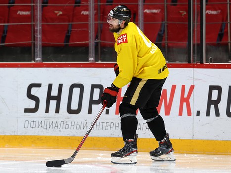 Раскатка «Авангарда» перед матчем с рижским «Динамо»