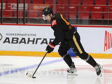 Раскатка «Авангарда» перед матчем со «Спартаком»