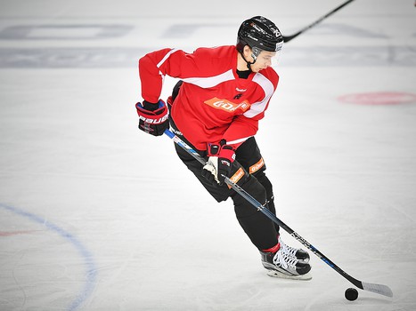 Раскатка "Авангарда" перед матчем с "Торпедо"