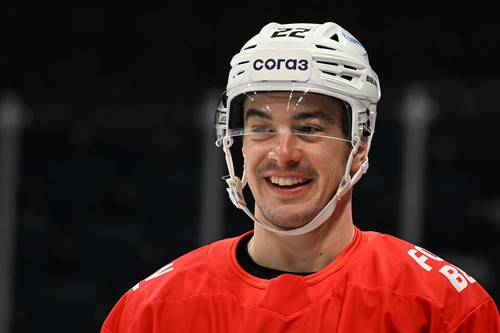 Раскатка «Авангарда» перед выездным матчем с московским «Динамо»