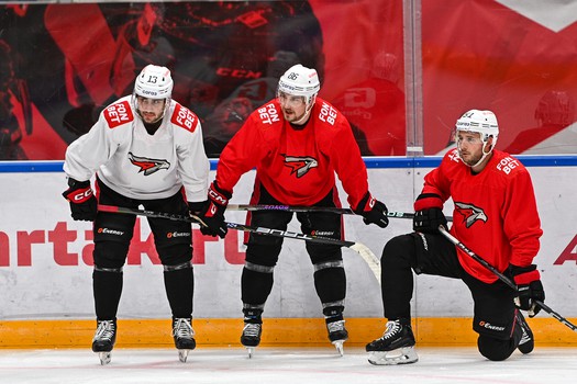 Раскатка «Авангарда» перед выездным матчем со «Спартаком»