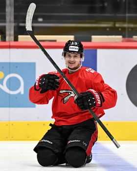 Раскатка «Авангарда» перед матчем с «Локомотивом»