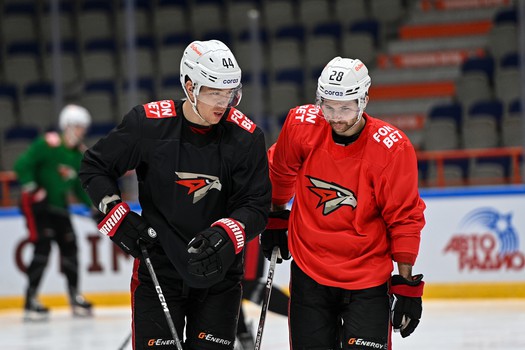 Тренировка «Авангарда» в Хабаровске