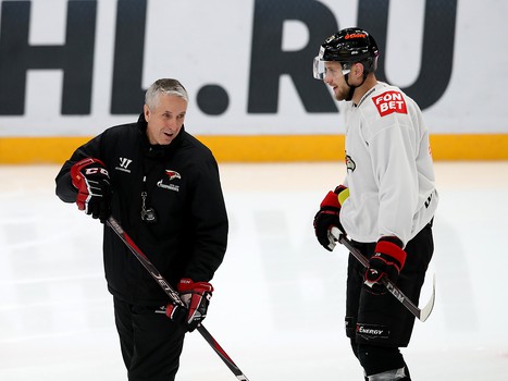 Раскатка «Авангарда» перед матчем с «Амуром»