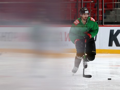 Раскатка «Авангарда» перед матчем с «Сибирью»