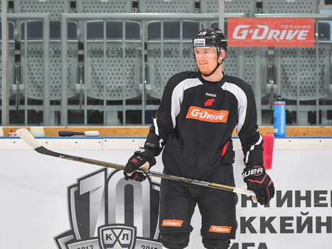 Раскатка "Авангарда" перед матчем против СКА