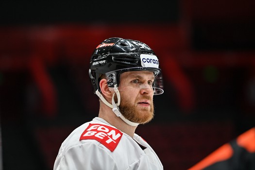 Раскатка «Авангарда» перед первым матчем серии с «Металлургом»