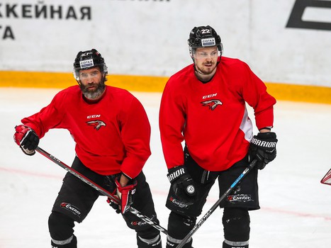 Раскатка «Авангарда» перед четвертым матчем финала с ЦСКА