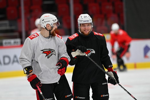 Тренировка «Авангарда» в Омске