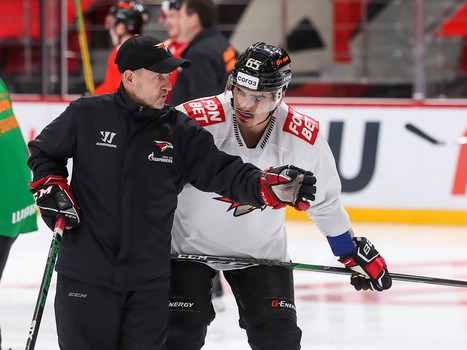 Раскатка «Авангарда» перед матчем с «Сочи»