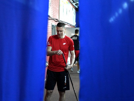 Раскатка "Авангарда" перед матчем с "Ак Барсом"