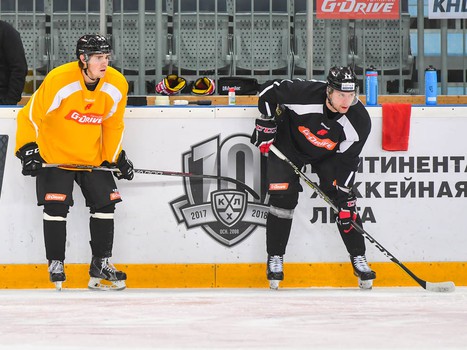 Открытая тренировка "Авангарда" для СМИ