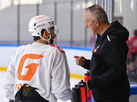 Тренировка «Авангарда» в Омске