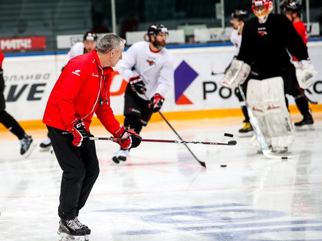 Раскатка «Авангарда» перед третьим матчем финальной серии с ЦСКА