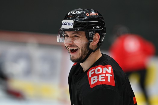 Тренировка «Авангарда» перед матчем с «Металлургом»