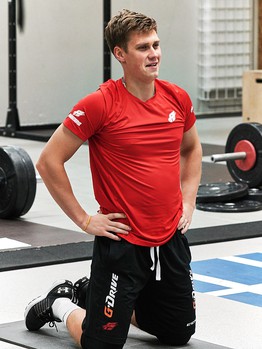 Первая тренировка "Авангарда" на сборе в Финляндии