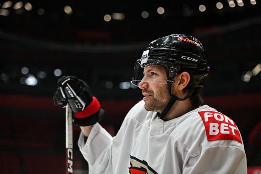 Раскатка «Авангарда» перед матчем с «Локомотивом»