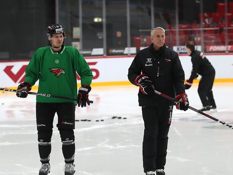 Открытая тренировка «Авангарда» для прессы и болельщиков