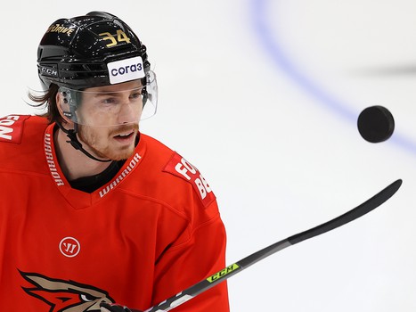 Раскатка «Авангарда» перед матчем с «Металлургом»