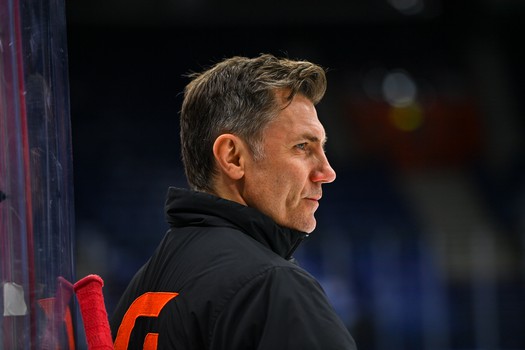 Тренировка «Авангарда» перед матчем в Казани