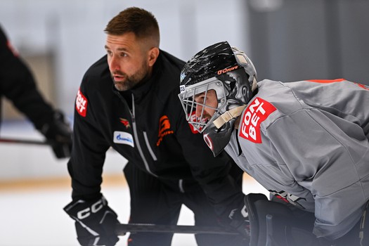 Тренировка «Авангарда» в Омске