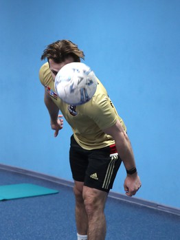 Тренировка «Авангарда» перед стартом финала Кубка Гагарина