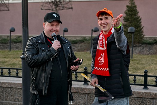 Фан-зона «Авангарда» в Городском саду
