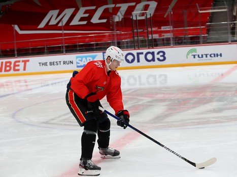 Тренировка «Авангарда» во время паузы в чемпионате