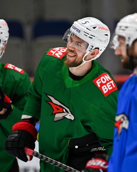 Тренировка «Авангарда» в Хабаровске