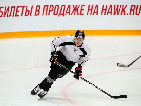 Раскатка «Авангарда» перед матчем со «Слованом»