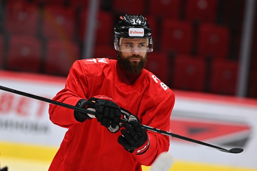 Раскатка «Авангарда» перед матчем с «Локомотивом»