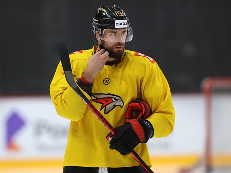 Раскатка «Авангарда» перед матчем с рижским «Динамо»