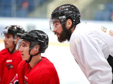 Открытая тренировка «Авангарда» для СМИ