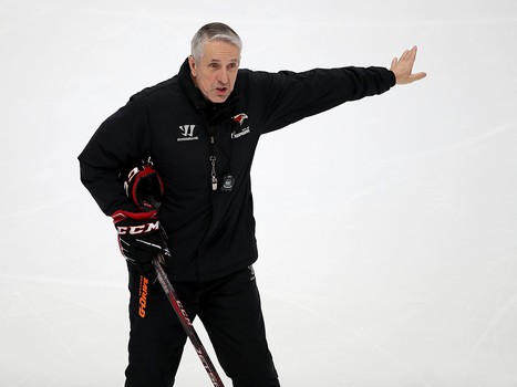 Раскатка «Авангарда» перед матчем с «Локомотивом»