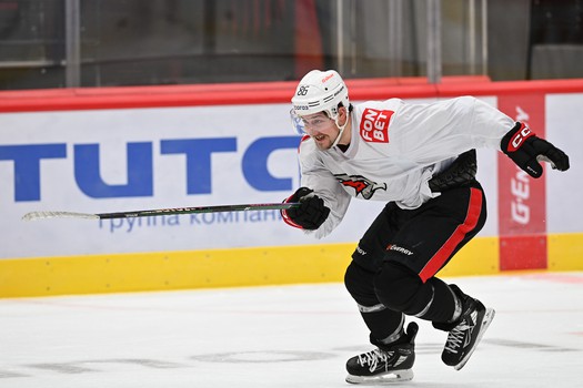 Тренировка «Авангарда» в Омске