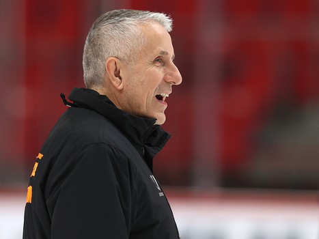 Раскатка «Авангарда» перед матчем с рижским «Динамо»