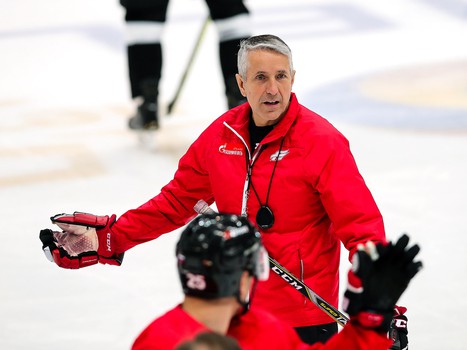 Раскатка «Авангарда» перед матчем с «Автомобилистом»