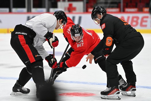 Раскатка «Авангарда» перед матчем с «Торпедо»