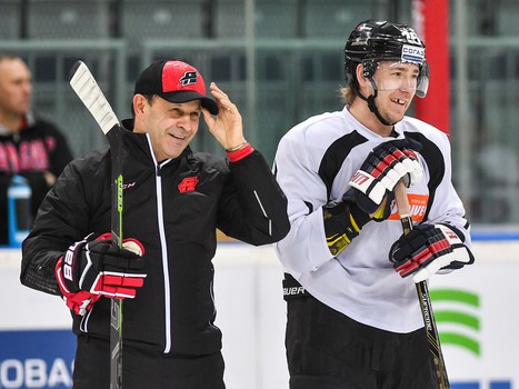 Раскатка "Авангарда" перед игрой с "Йокеритом"