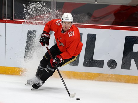 Тренировка «Авангарда» перед выездом