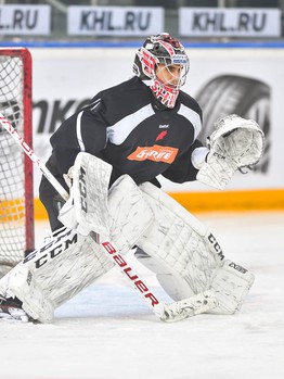 Раскатка "Авангарда" перед матчем с "Витязем"