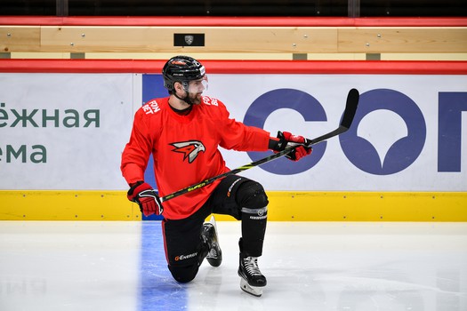 Раскатка «Авангарда» перед матчем с «Ак Барсом»