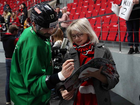 Открытая тренировка «Авангарда» для прессы и болельщиков