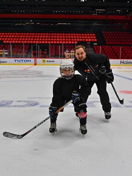 Тренировка воспитанников Хоккейной Академии «Авангард» 2019 года рождения на G-Drive Арене