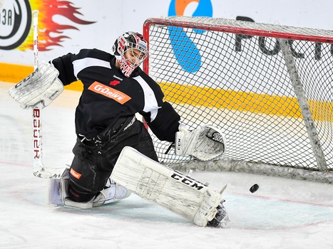 Раскатка "Авангарда" перед матчем с ХК "Сочи"