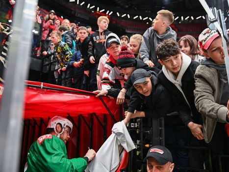 Открытая тренировка «Авангарда» перед финалом Востока