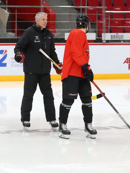 Раскатка «Авангарда» перед матчем с «Ак Барсом»